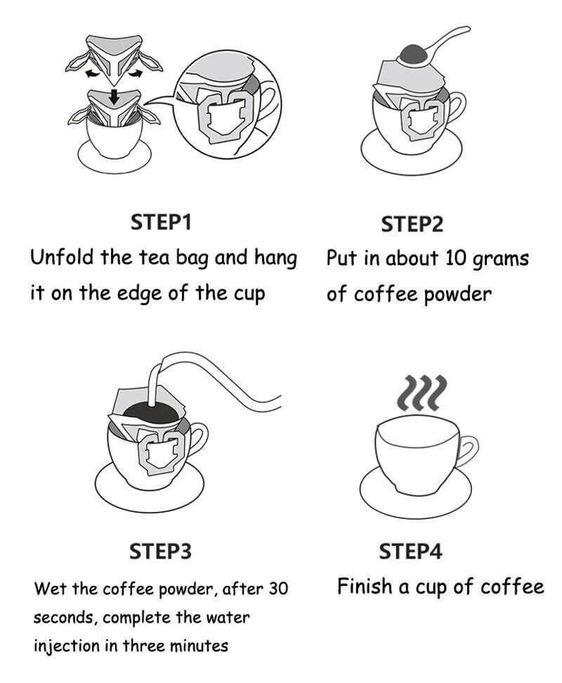 Coffee Filters Single-Cup Pour-Over Mug Brewing