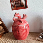 Coffee Mug Anatomical Heart Design With Matching Lid And Straw