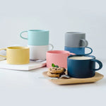 Coffee Mug Ceramic Underglaze Color Finish 7 Colors