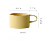 Coffee Mug Ceramic Underglaze Color Finish 7 Colors