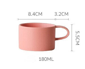 Coffee Mug Ceramic Underglaze Color Finish 7 Colors