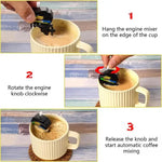 Coffee Stirrer Clip-On Propeller Design