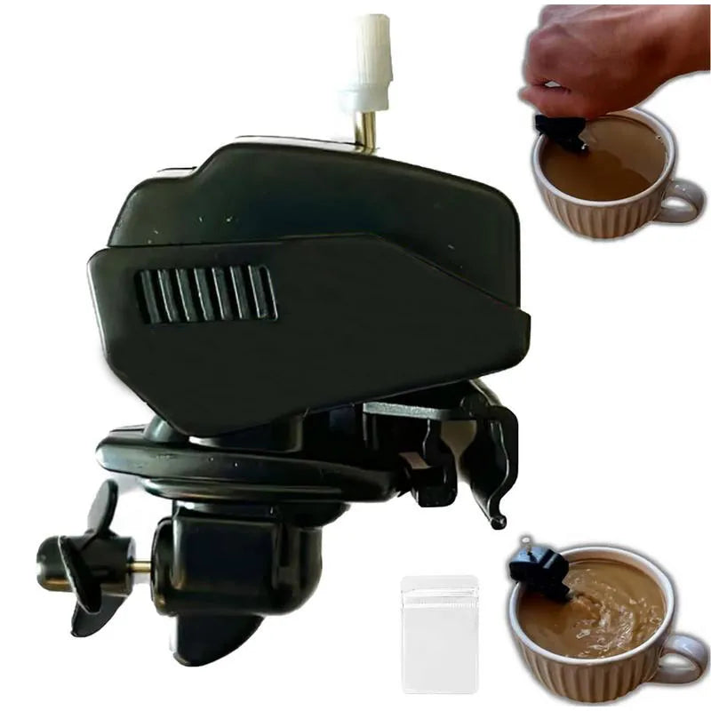 Coffee Stirrer Clip-On Propeller Design