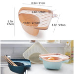 Colander Bowl Set Stackable BPA-Free Dishwasher-Safe