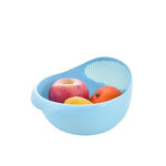 Colander Silicone Fine-Hole Quick-Drain Multi-Purpose