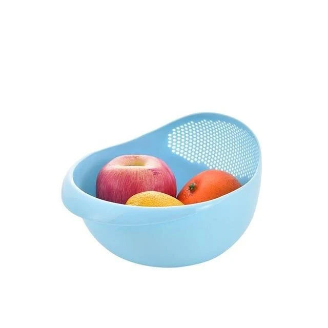 Colander Silicone Fine-Hole Quick-Drain Multi-Purpose