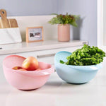 Colander Silicone Fine-Hole Quick-Drain Multi-Purpose