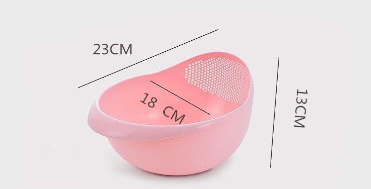 Colander Silicone Fine-Hole Quick-Drain Multi-Purpose