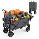 Collapsible Wagon Adjustable Handle 331 Lb Capacity