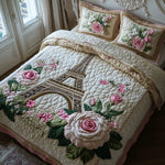 Comforter Set Quilted Ocean Wave Reversible Hypoallergenic