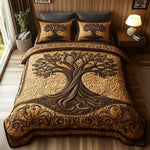 Comforter Set Quilted Ocean Wave Reversible Hypoallergenic