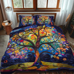 Comforter Set Quilted Ocean Wave Reversible Hypoallergenic