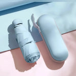 Compact Umbrella Capsule Design Water-Repellent Lightweight