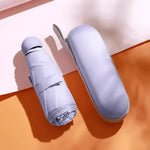 Compact Umbrella Capsule Design Water-Repellent Lightweight