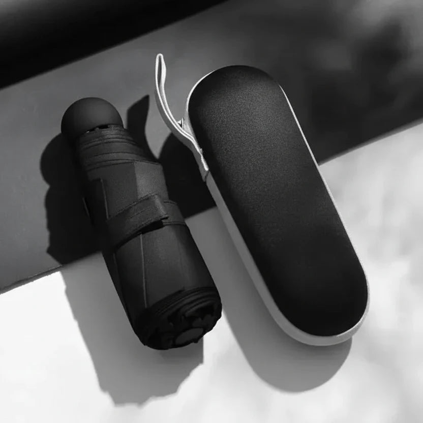 Compact Umbrella Capsule Design Water-Repellent Lightweight