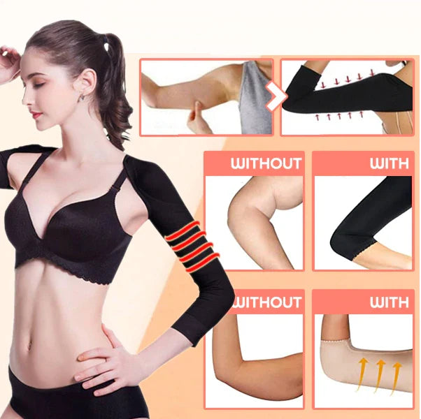 Compression Arm Sleeves Posture Support Seamless Shaping