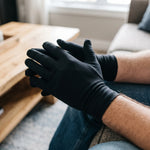 Compression Gloves Light Knit Textured Grip Touchscreen-Compatible
