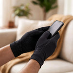 Compression Gloves Light Knit Textured Grip Touchscreen-Compatible