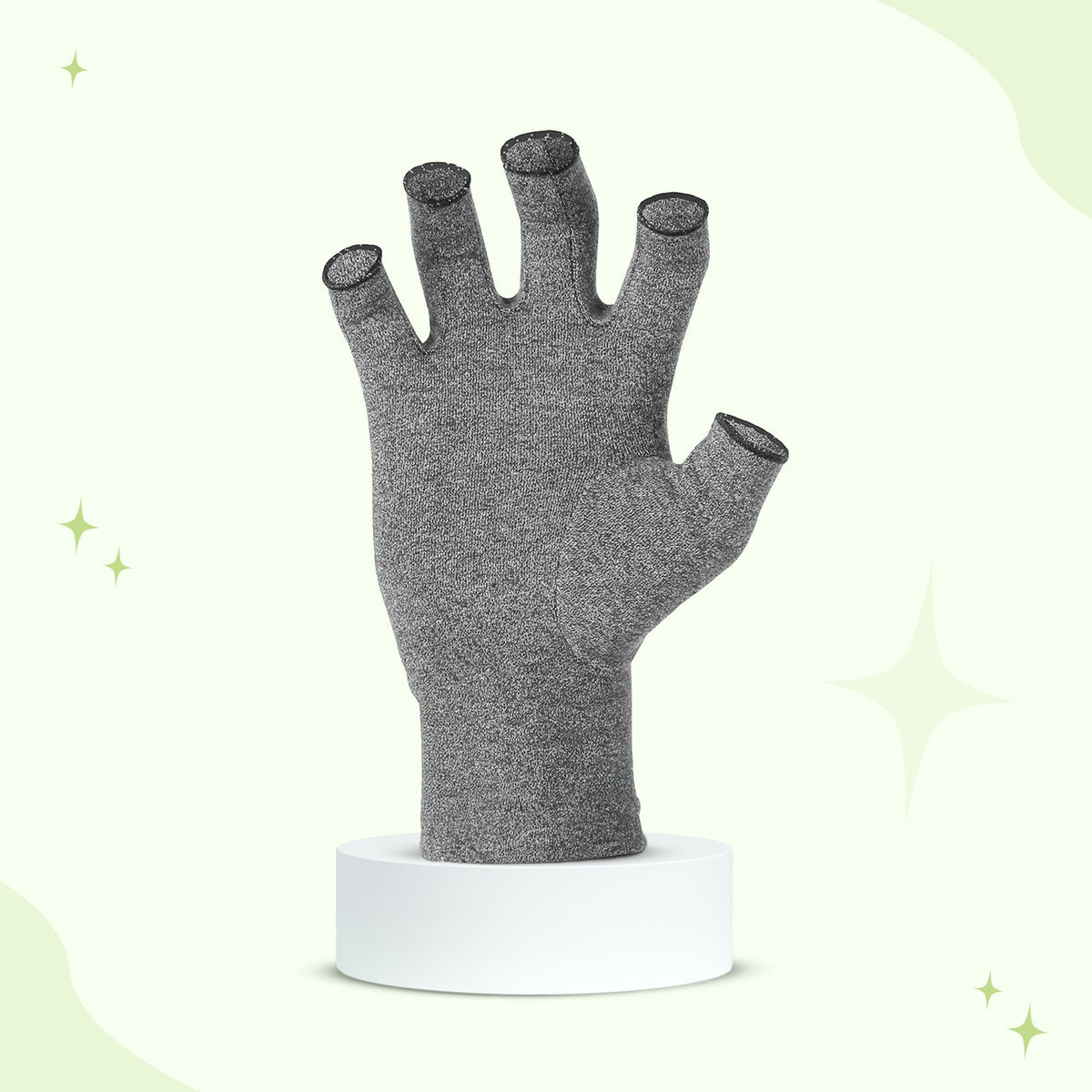 Compression Gloves Open-Fingertip Breathable Cotton-Spandex
