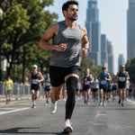 Compression Leg Sleeve Full-Leg Coverage Silicone Grip Band