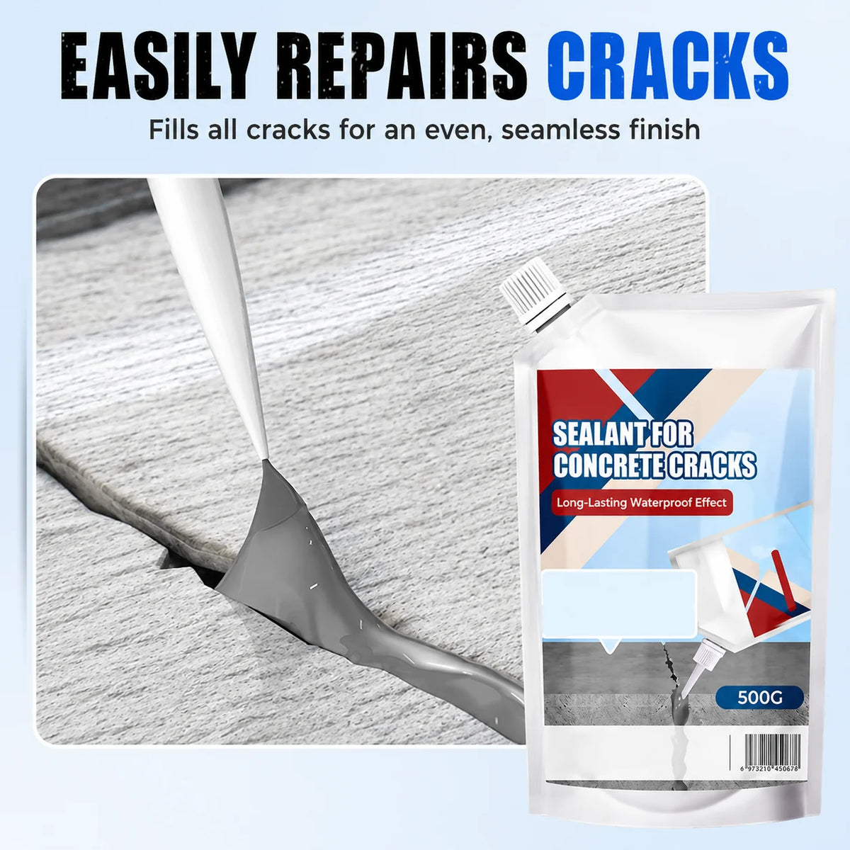 Concrete Crack Sealant Deep-Penetrating Flexible Waterproof Formula