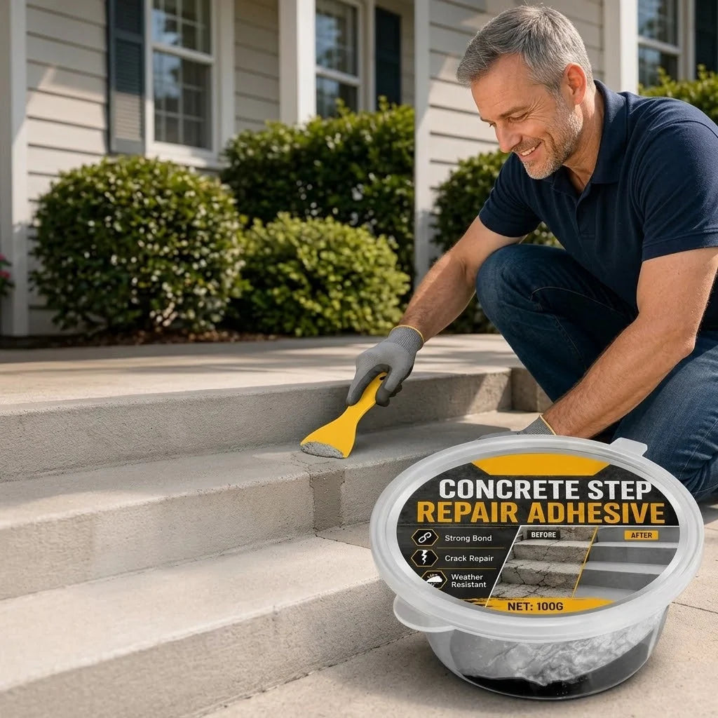 Concrete Repair Compound Waterproof & Frost-Resistant for Cracks & Chips
