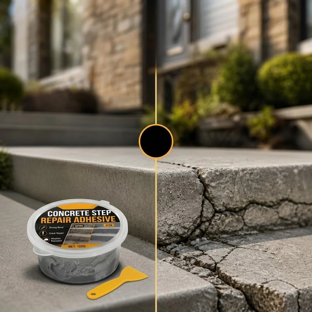 Concrete Repair Compound Waterproof & Frost-Resistant for Cracks & Chips