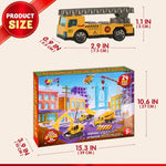 Construction Advent Calendar 24 Pieces Fold-Out City Mat