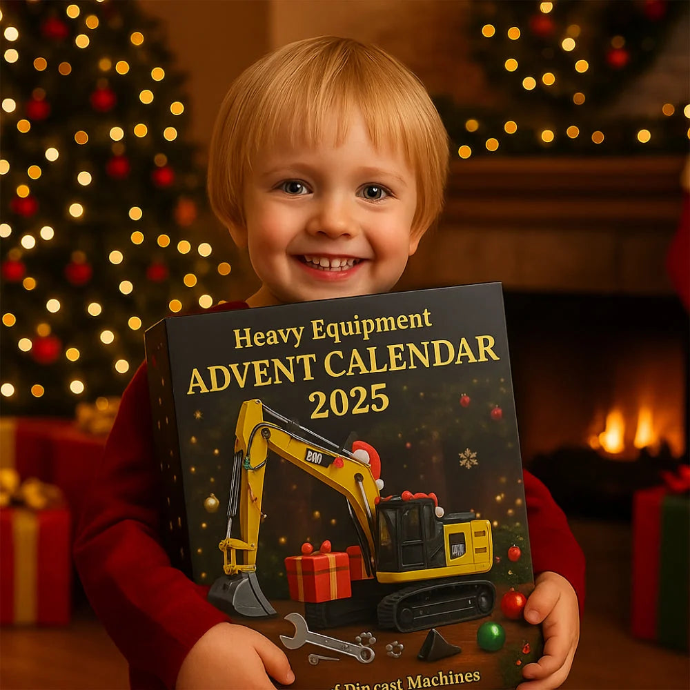 Construction Vehicle Advent Calendar Die-Cast Models Set of 24