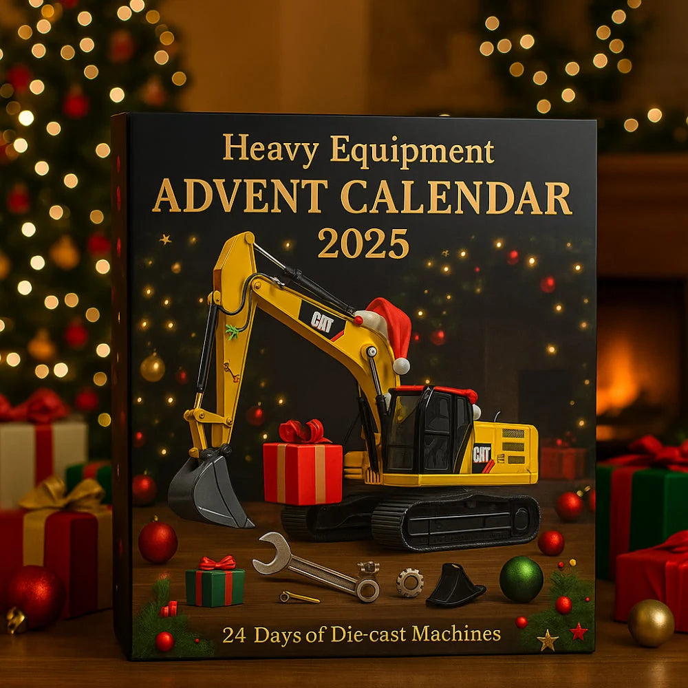 Construction Vehicle Advent Calendar Die-Cast Models Set of 24