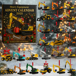 Construction Vehicle Advent Calendar Die-Cast Models Set of 24
