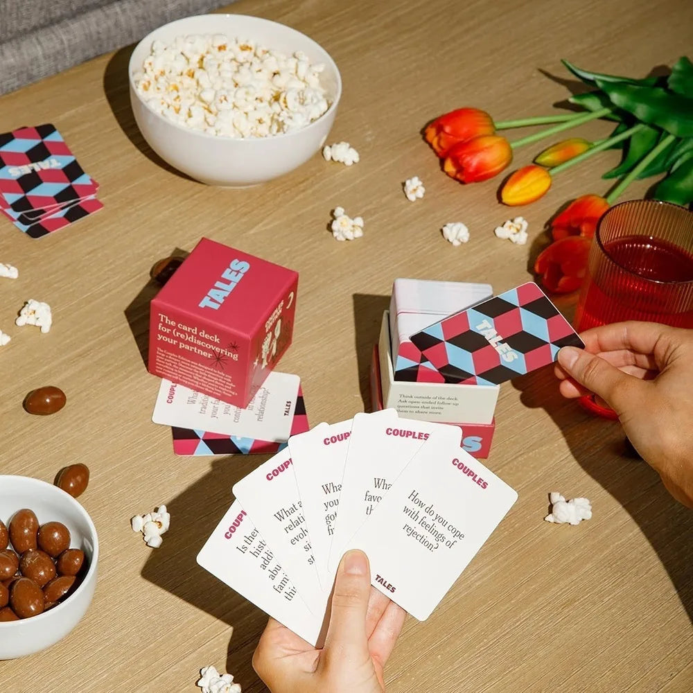 Conversation Card Game 150 Open-Ended Questions Couples & Family