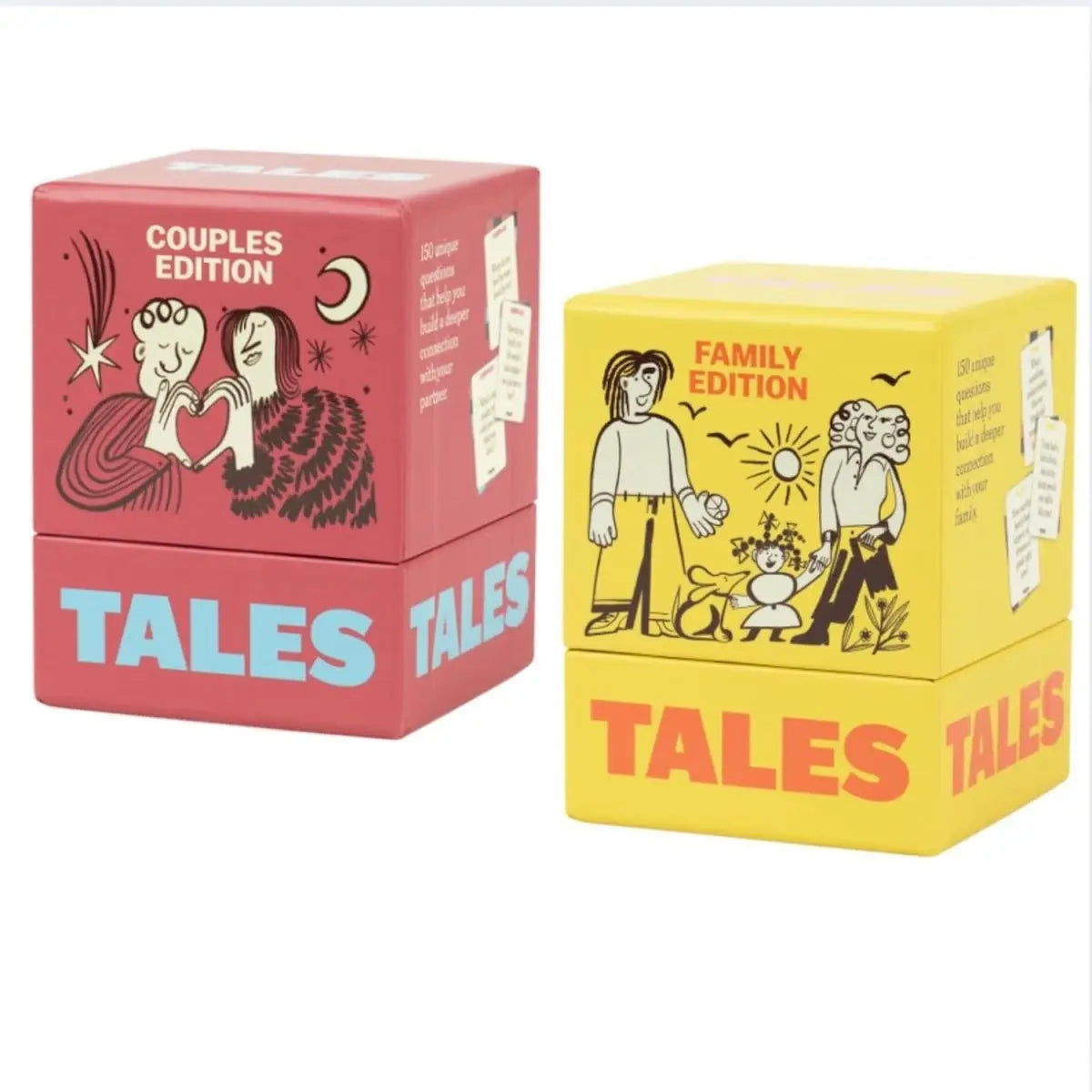 Conversation Card Game 150 Open-Ended Questions Couples & Family