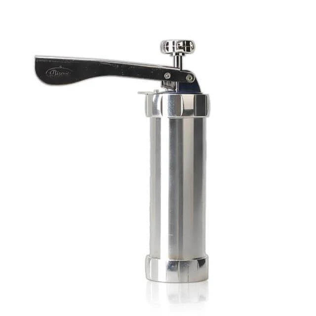 Cookie Press Stainless Steel 20 Molds 4 Nozzles
