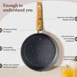 Cookware Set Granite Nonstick 12-Piece Vented Glass Lids