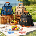 Cooler Bag Insulated Soft-Sided Multiple Pockets