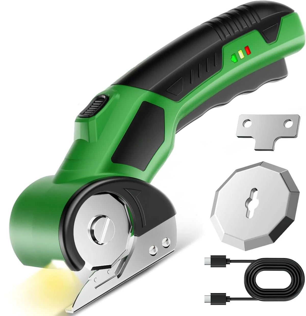 Cordless Electric Scissors Self-Sharpening 50 Minute Runtime