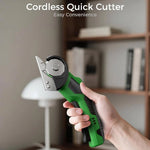 Cordless Electric Scissors Self-Sharpening 50 Minute Runtime