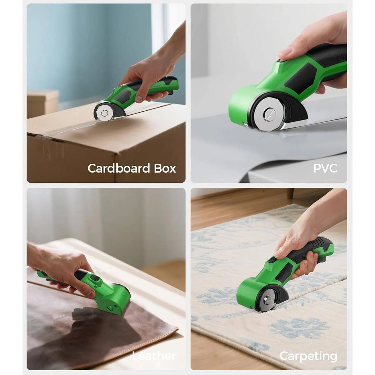 Cordless Electric Scissors Self-Sharpening 50 Minute Runtime