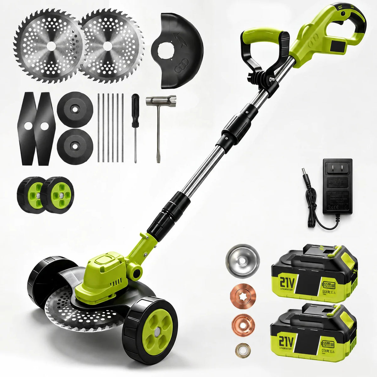 Cordless Lawn Mower 3-in-1 Trimmer & Edger