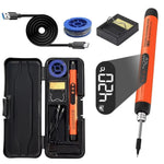 Cordless Soldering Iron Adjustable Temperature & USB Rechargeable