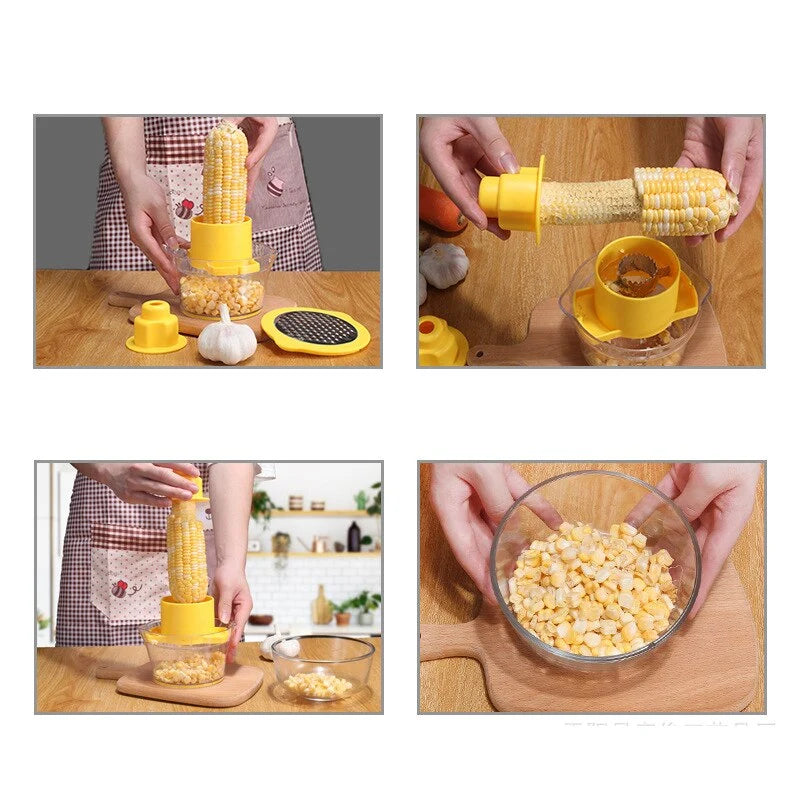 Corn Stripper Multifunctional Grater With Storage Container