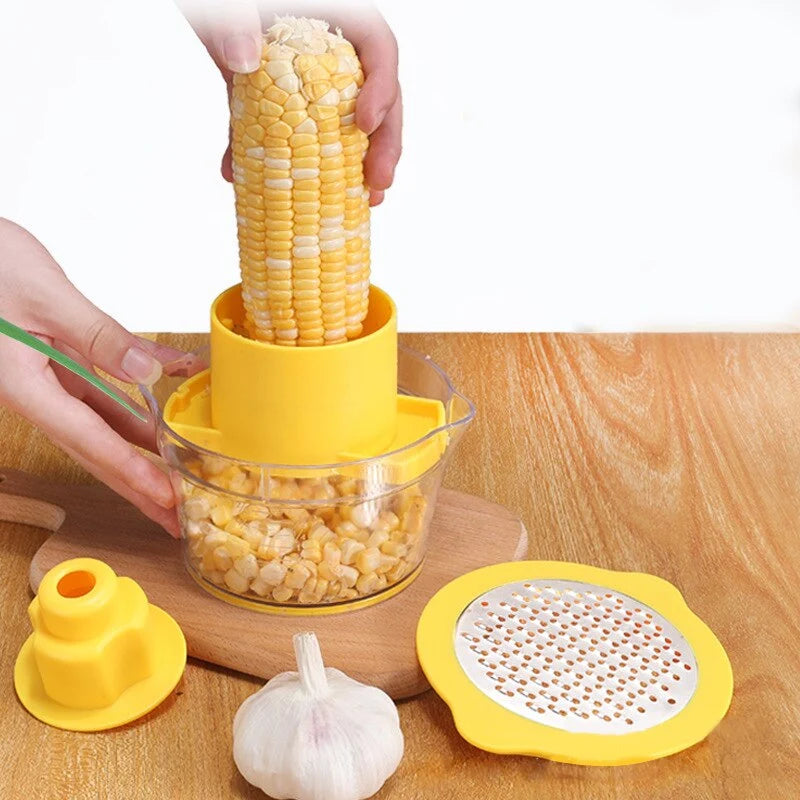 Corn Stripper Multifunctional Grater With Storage Container