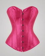 Corset Satin Strapless Sweetheart Neckline Reinforced Boning