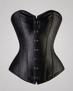 Corset Satin Strapless Sweetheart Neckline Reinforced Boning