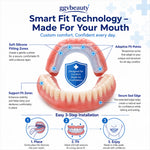Cosmetic Denture Set Upper & Lower Adjustable Fit