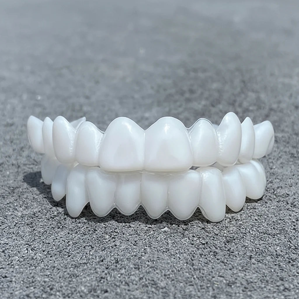 Cosmetic Denture White Adjustable Reusable