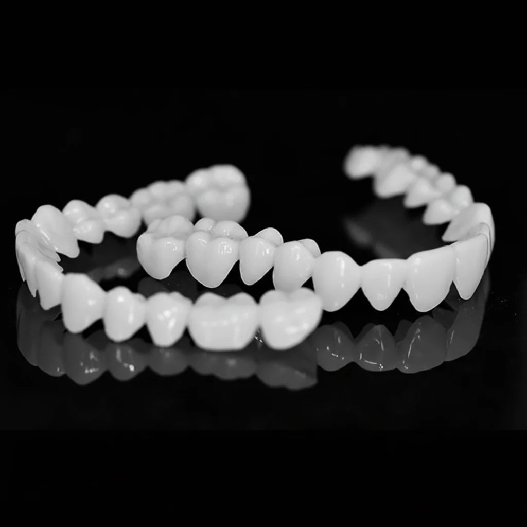 Cosmetic Denture White Adjustable Reusable