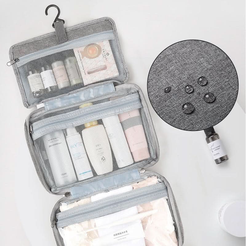 Cosmetic Organizer Compact Travel Design 4 Compartments