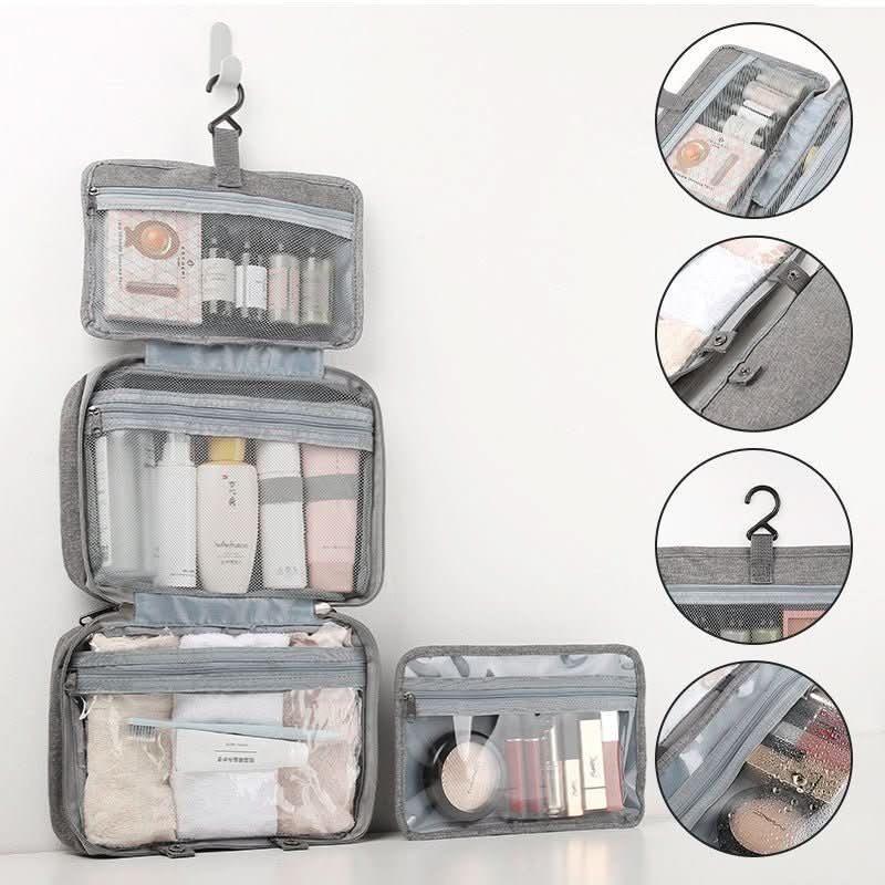 Cosmetic Organizer Compact Travel Design 4 Compartments